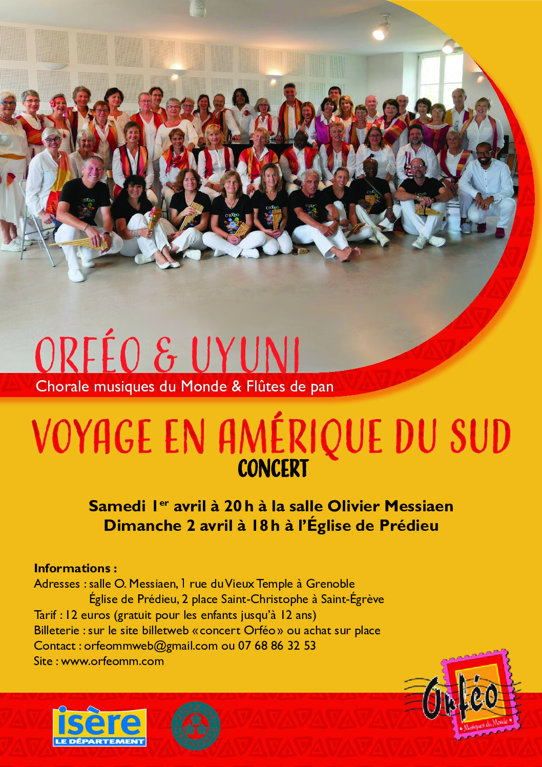 Chorale Orféo et Uyuni en concert